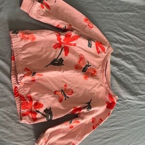 18 months Butterfly Floral Sweatshirt